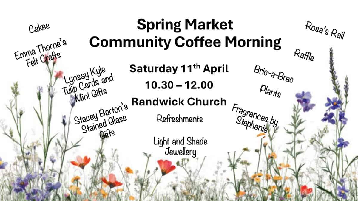 Spring Market at Randwick Church - Saturday 11th April - Stroud Parish ...